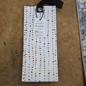 Scout White and Gold Dot Tote